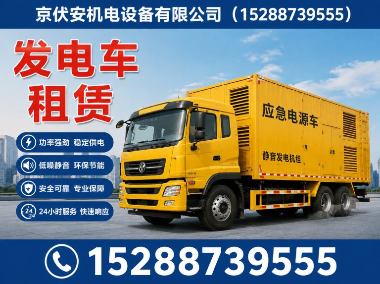 平顶山应急发电机出租展示图